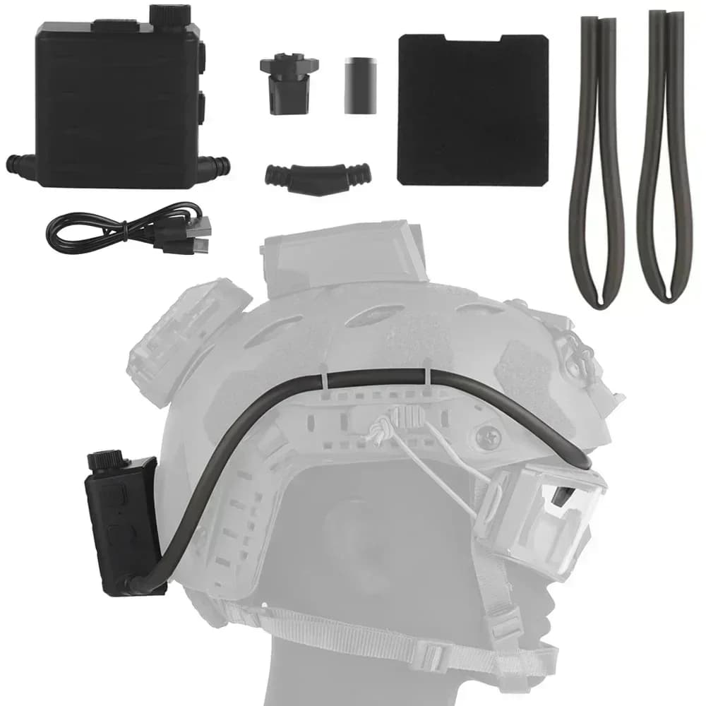 Kit anti-buée pour lunettes de pêche - Ventilateur ajustable - Chasse pêche extérieure