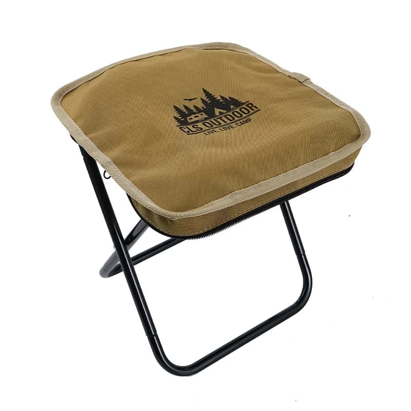 Chaise de camping ultralégère CLS en aluminium pliante tactique pour aventure pêche randonnée