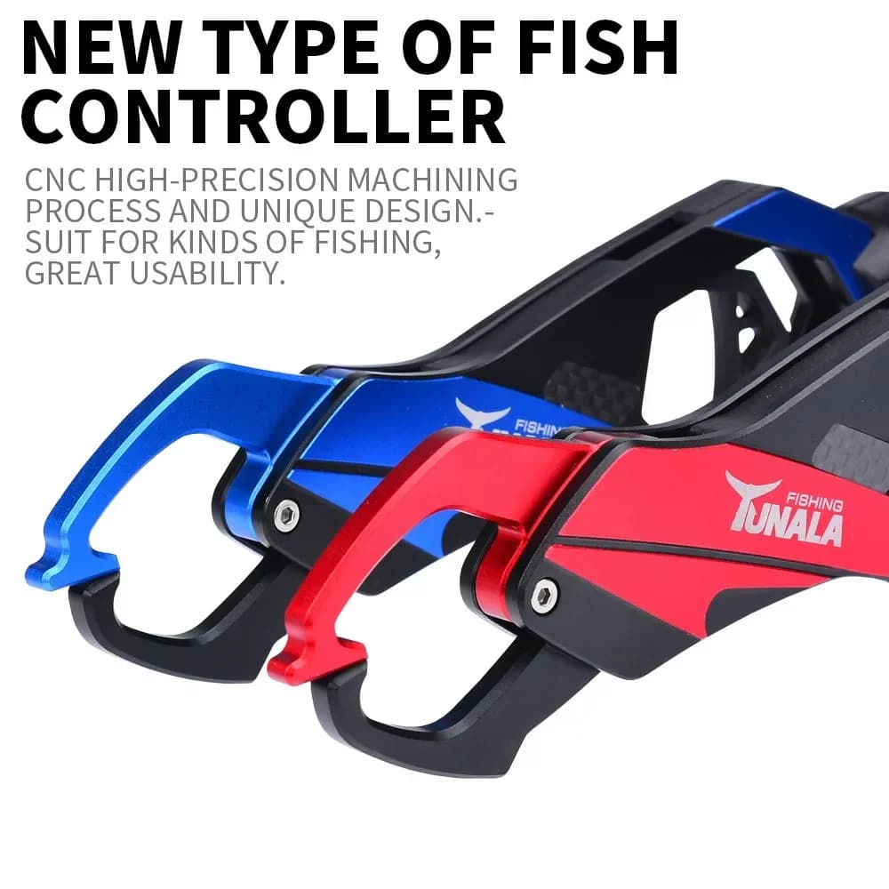 Pince à poisson avec balance intégrée 30kg AJLURES - gripper alliage aluminium pour contrôle et pesée