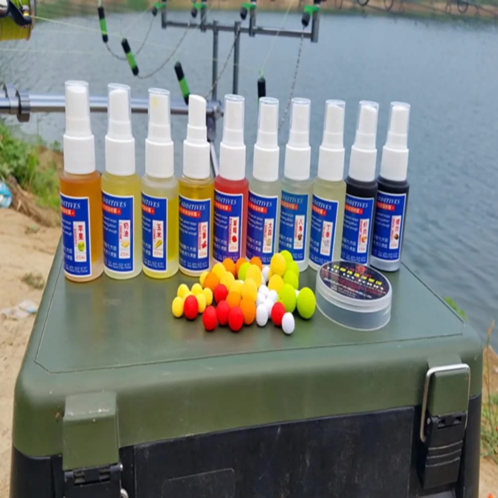 Spray attractant bouillettes 20ml - Arôme concentré pour pellets et appâts carpe fishing