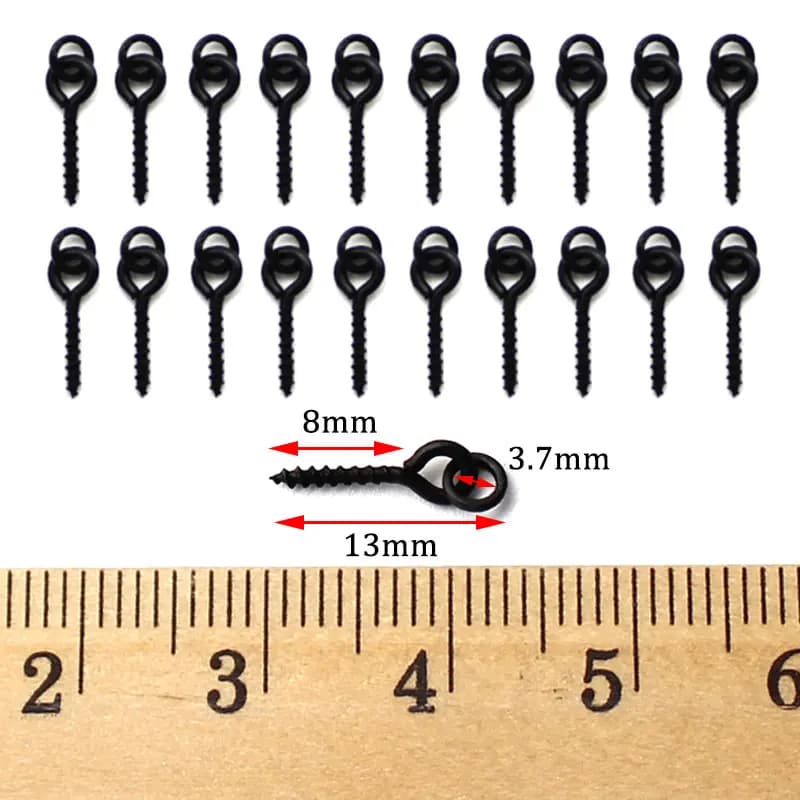 Accessoires carp fishing D-rig zig rig method feeder avec perles connecteurs et aligneurs de ligne