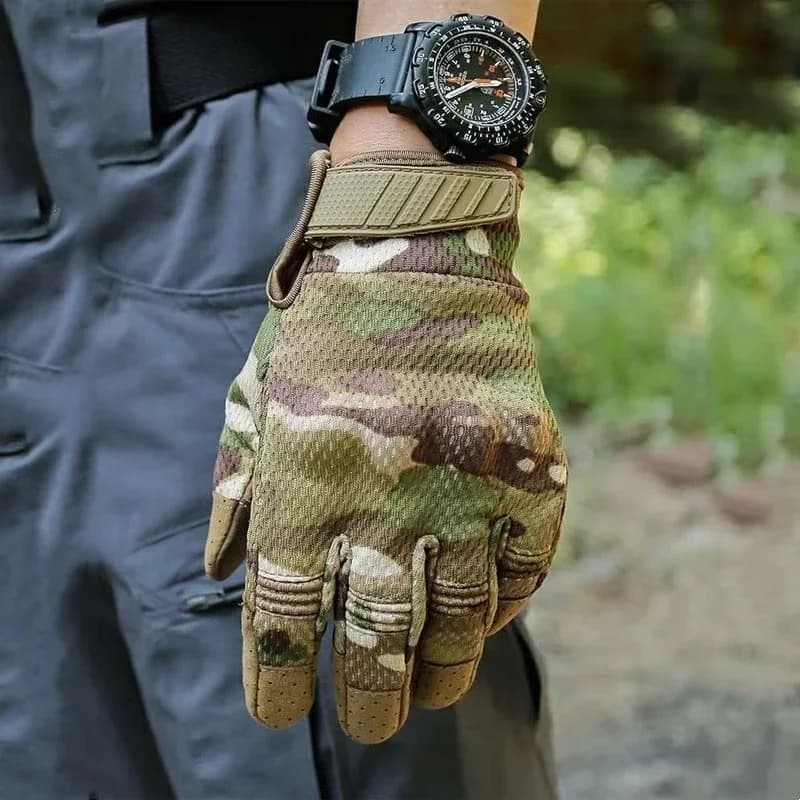 Gants tactiques camouflage écran tactile homme femme pour chasse pêche vélo quotidien