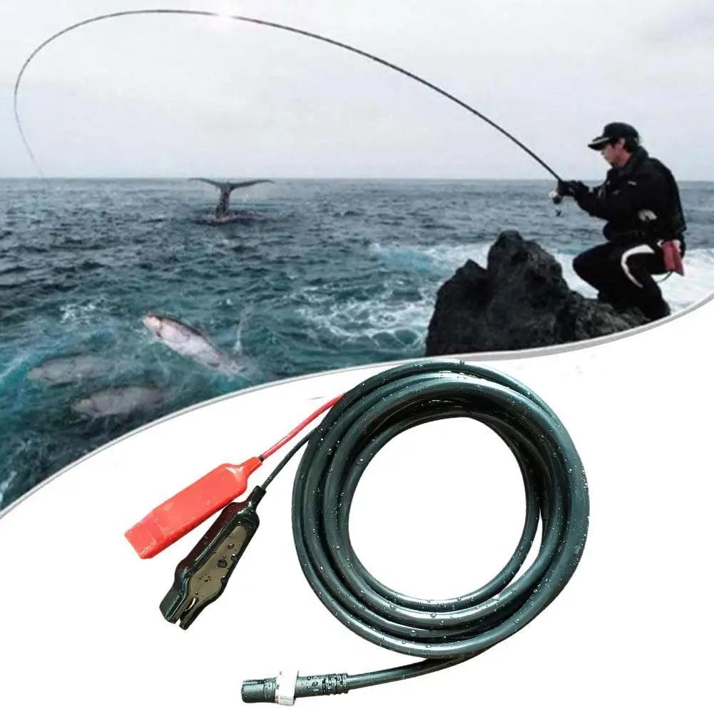 Câble d'alimentation 3 mètres double connecteur pour moulinet électrique Daiwa et Shimano