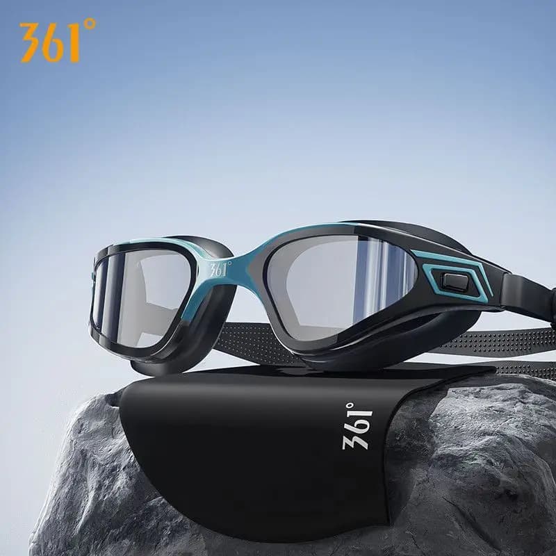 Lunettes de natation 361 waterproof anti-buée HD pour hommes adultes cadre moyen professionnel