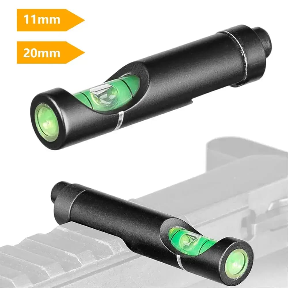 Niveau à bulle pour montage de lunette 20mm - accessoire précision chasse rifle scope Picatinny