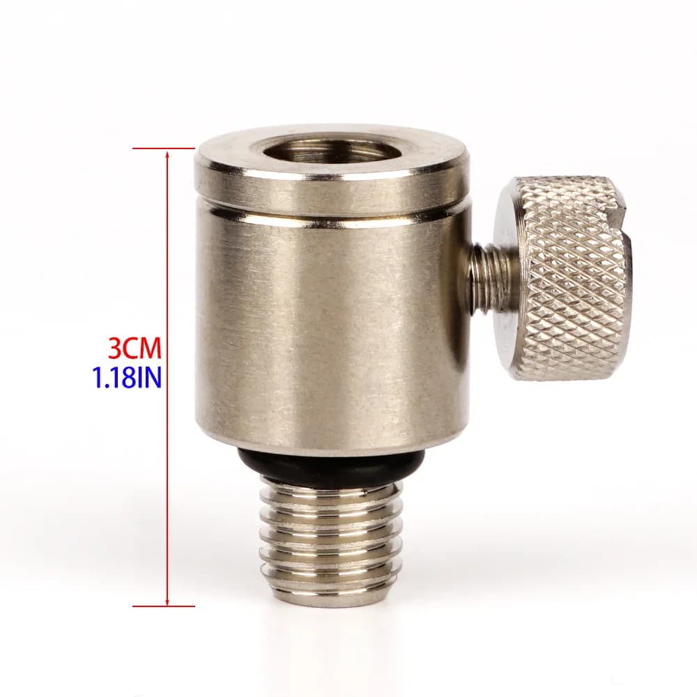 Connecteur rapide Hirisi AQ204 pour supports pêche - Accessoire alarmes et buzzer bars