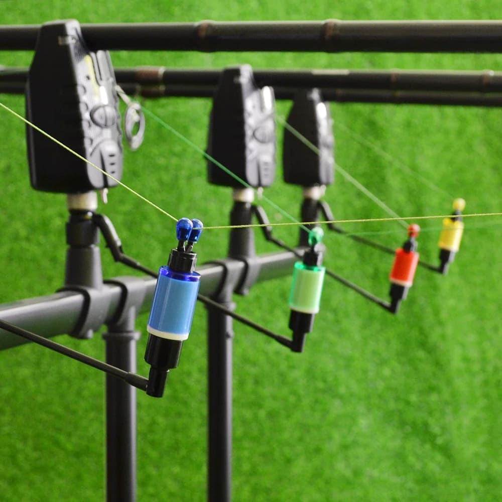 2 indicateurs drop-off swinger Hirisi B2023 acier inox pour pêche carpe et coarse