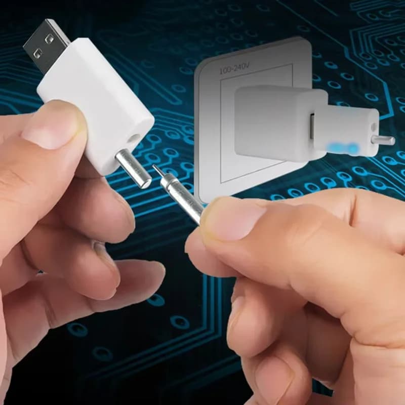 Chargeur USB pour batteries CR425 CR322 flotteurs lumineux - recharge rapide équipement pêche électronique
