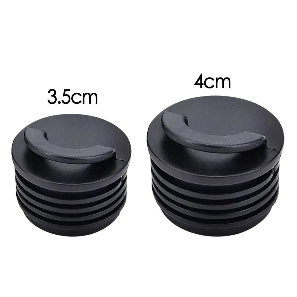 Bouchons d'évacuation en caoutchouc marine pour kayak et rafting - Lot de 4 pièces étanches