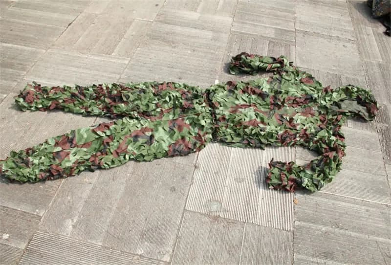 Costume ghillie bionique léger été pour paintball et pêche en forêt avec camouflage forestier