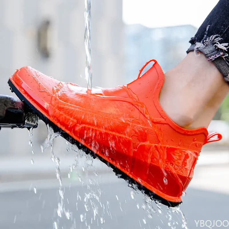 Chaussures de pêche Shaxi 2022 imperméables - Bottes randonnée antidérapantes travail durable noir