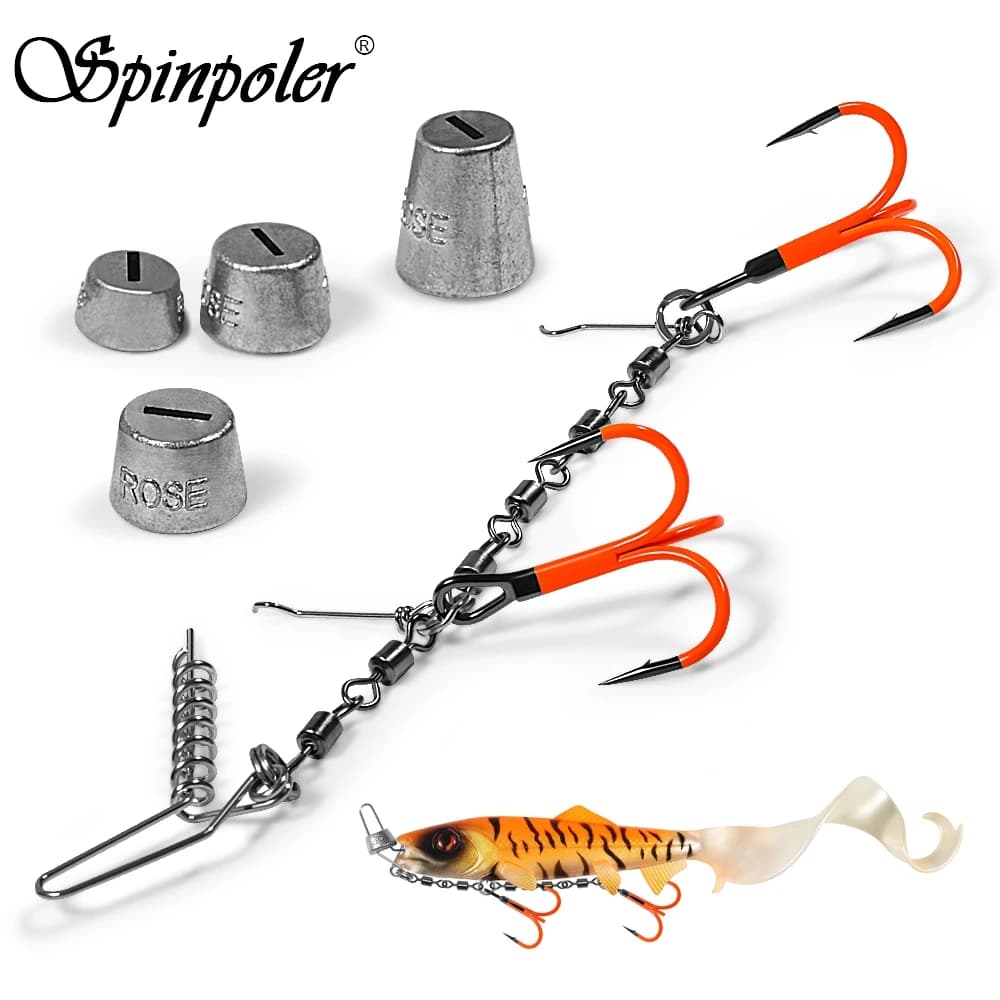 Spinpoler leurre articulé UV pour brochet - système multi-profondeurs pêche carnassier