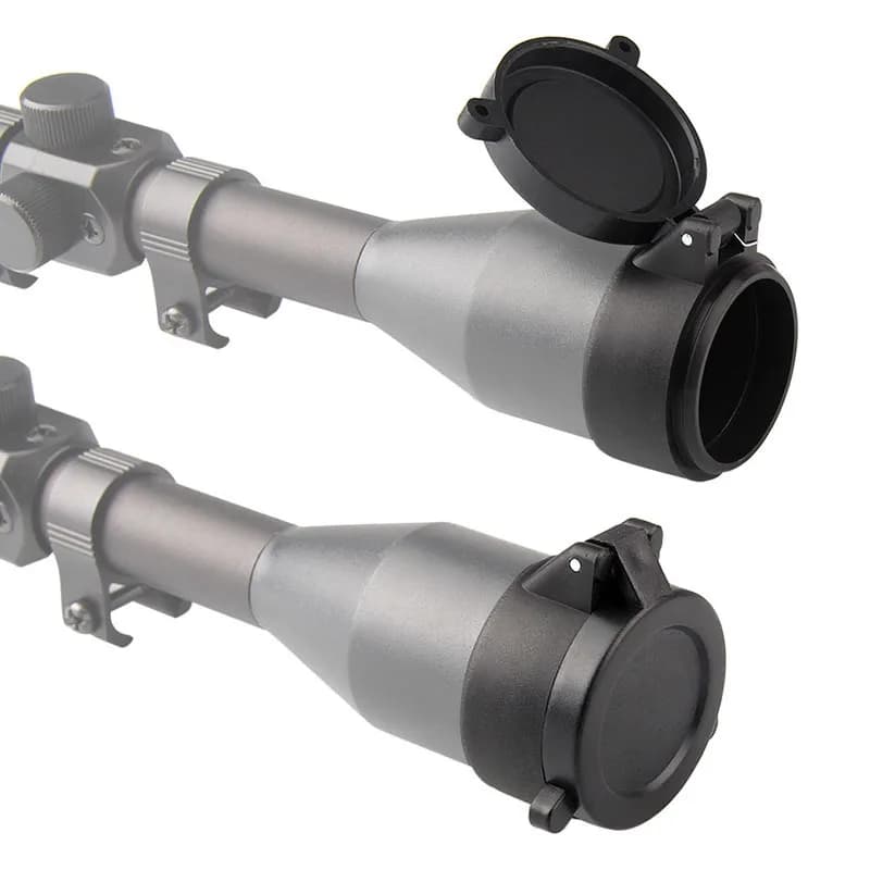 Protection lentille viseur pêche à ressort ouverture rapide 25-69mm anti-poussière