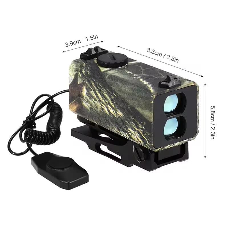 Mini télémètre laser automatique LE032 pour pêche - Mesure distance et vitesse jusqu'à 1200m