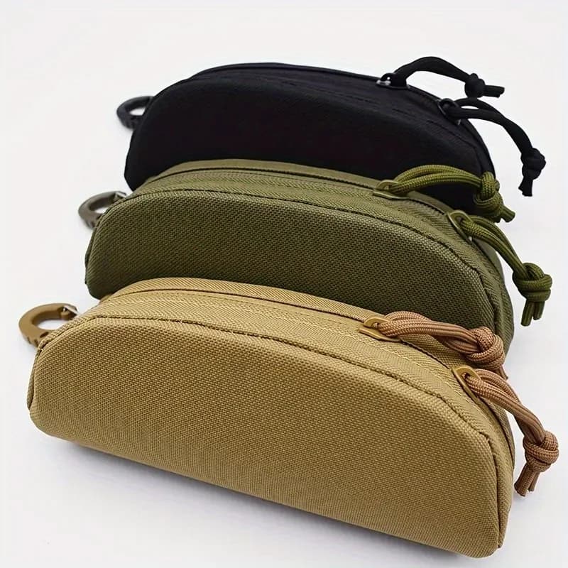 Étui tactique MOLLE pour lunettes de pêche - Nylon 1000D anti-choc étanche outdoor
