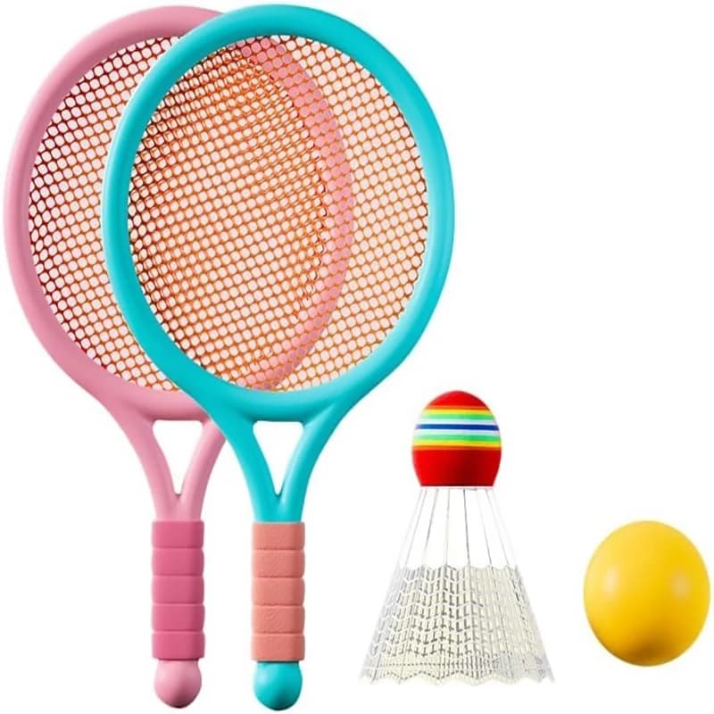 Raquettes badminton portables compétition matériaux durables prise longue durée grip confortable