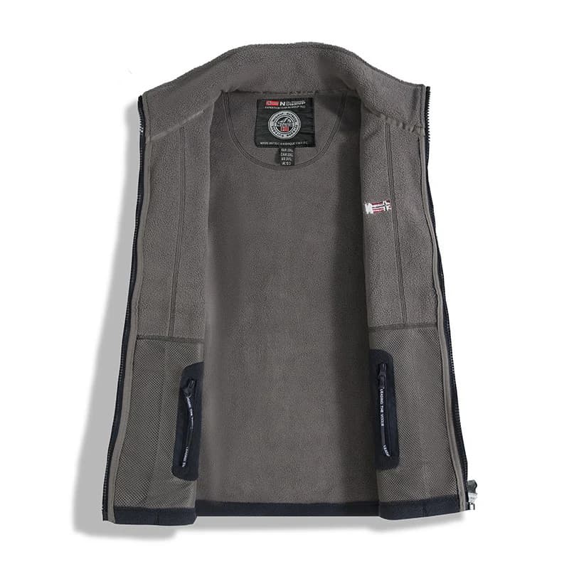 Veste polaire épaisse homme pour pêche hivernale - Confort chaud qualité outdoor