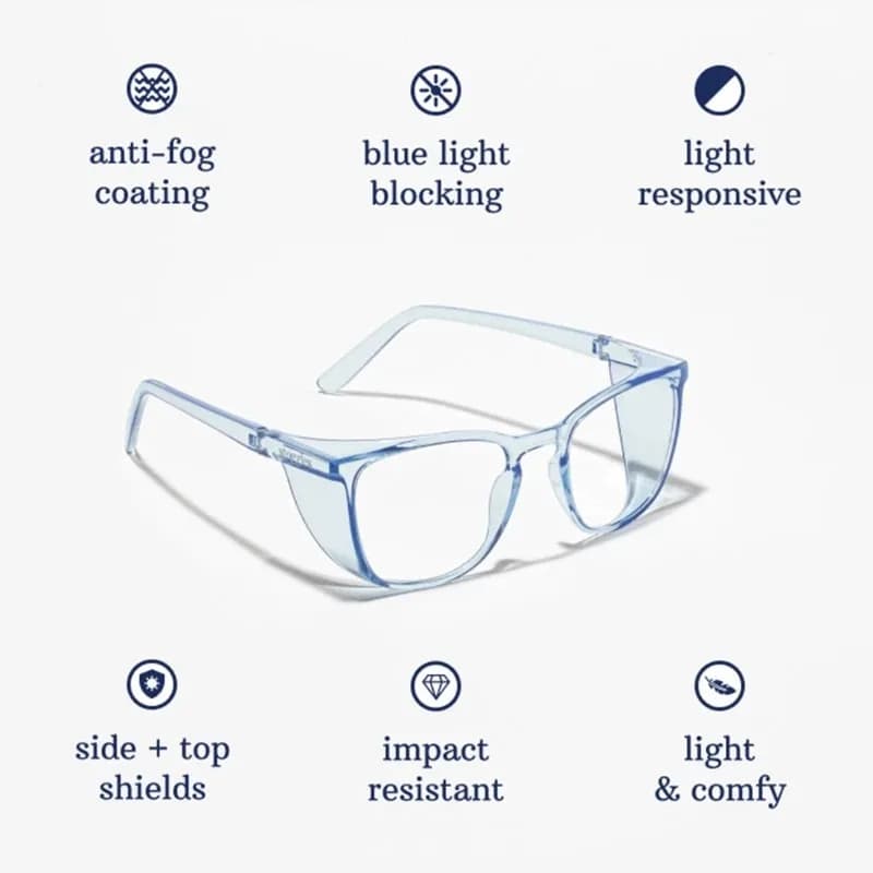 Lunettes de pêche anti-buée et lumière bleue - Protection yeux lecture cartes GPS pêcheurs hommes femmes