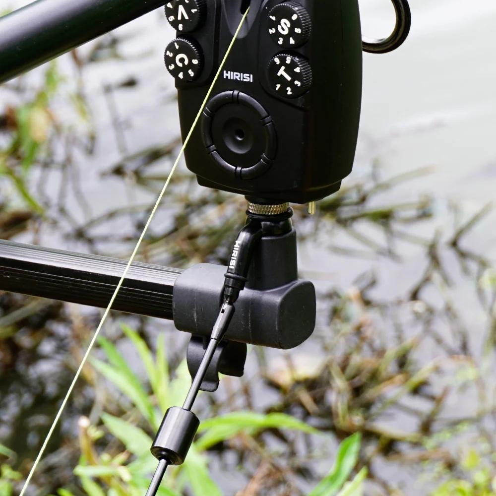 Indicateur Swingers Hirisi avec clip ligne PTFE pour alarme pêche carpe - Accessoires de pêche
