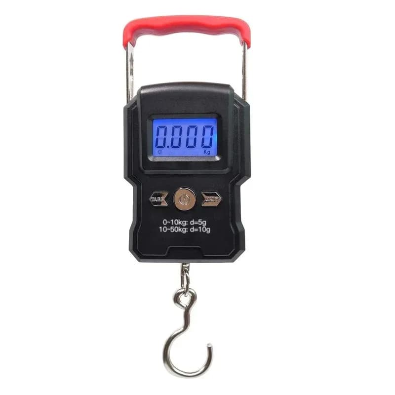 Balance digitale suspendue bagages 50Kg écran LCD pour voyage et pesée poisson crochet inclus