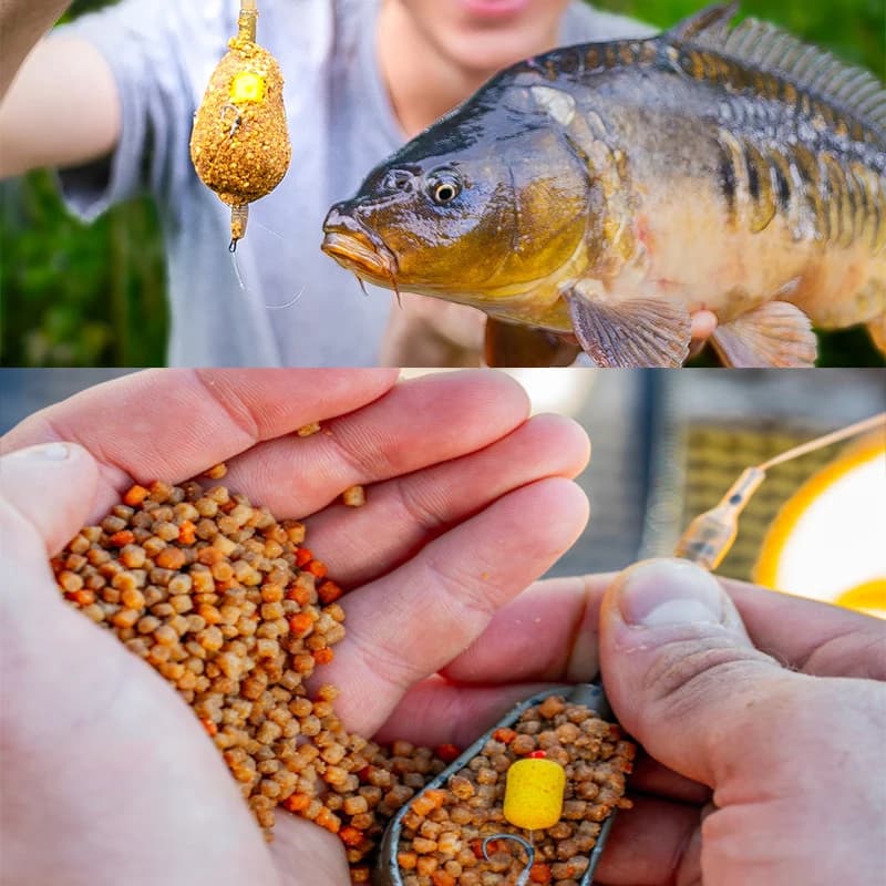 Kit 8 pièces method feeder rig premium pour pêche carpe - Spikes, clips et stoppers prémontés
