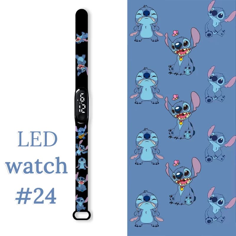 Montre enfants fille waterproof sport LED tactile - Bracelet digital horloge garçon montre sportive étanche