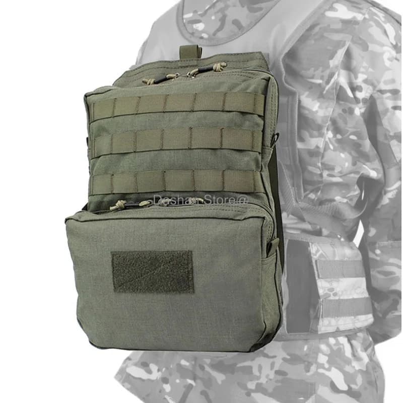 Sac à dos hydratation 3L tactique pour pêche longue durée et randonnée pêche en rivière