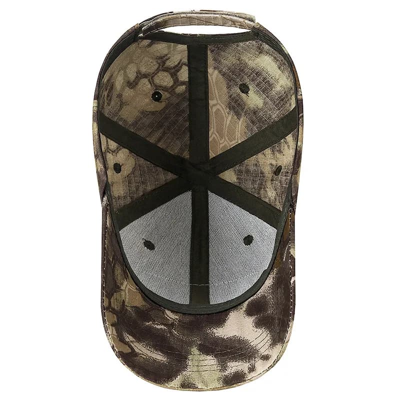 Casquette de pêche tactique velcro pour randonnée pêche et camping montagne