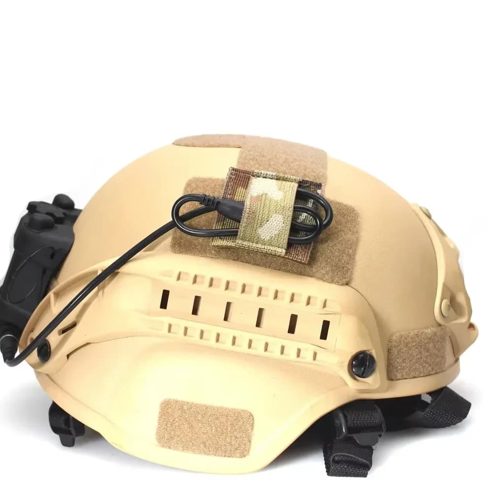 Sangle organisatrice câble casque tactique - Range-fils élastique pour équipement pêche