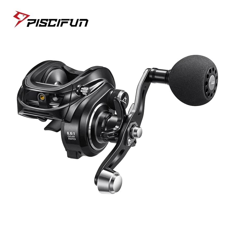 Moulinet casting Piscifun Alijoz 300 15kg drag 8+1 roulements aluminium eau douce/salée