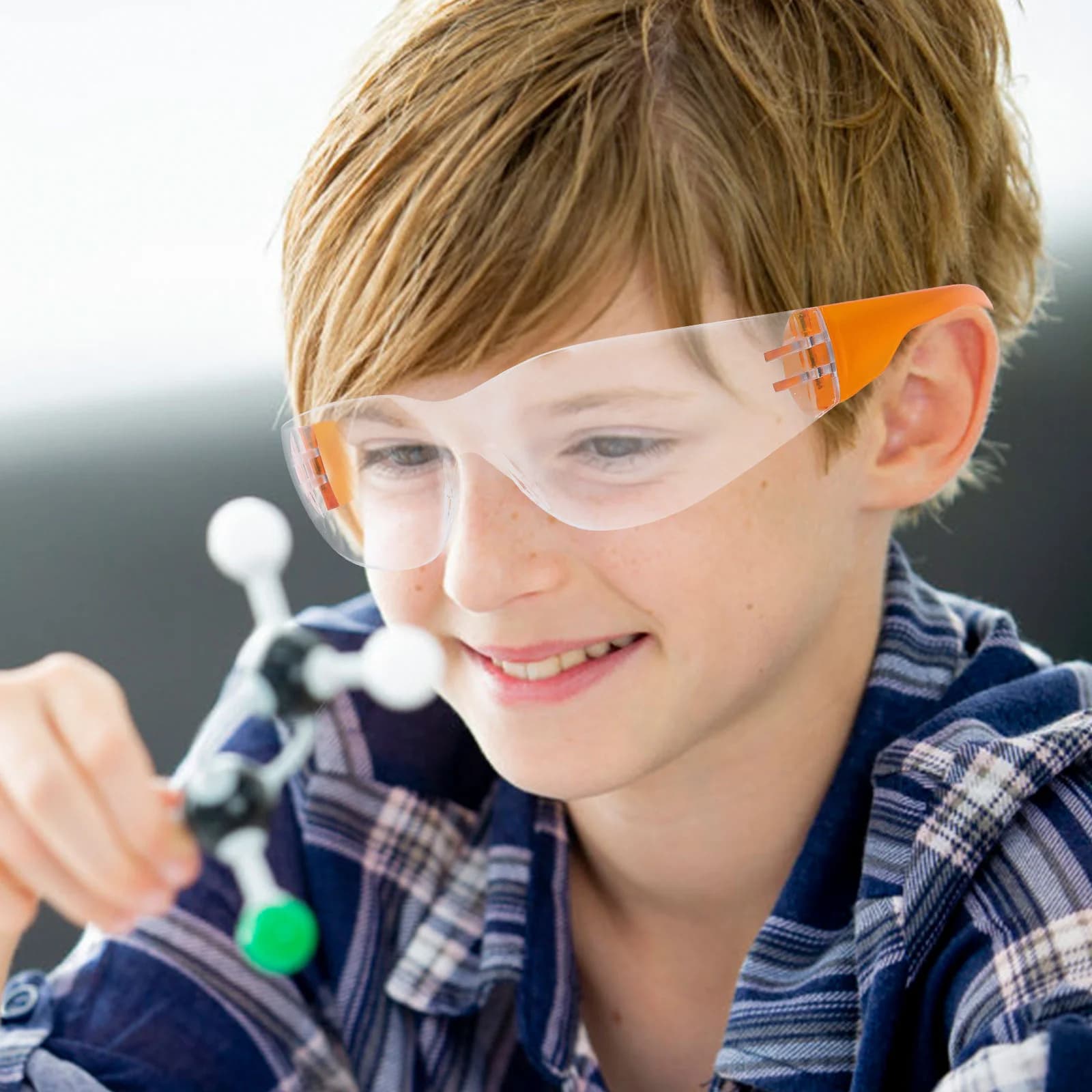 Lot de 12 paires lunettes de protection enfants résistantes à l'eau et aux impacts - Sécurité optimale