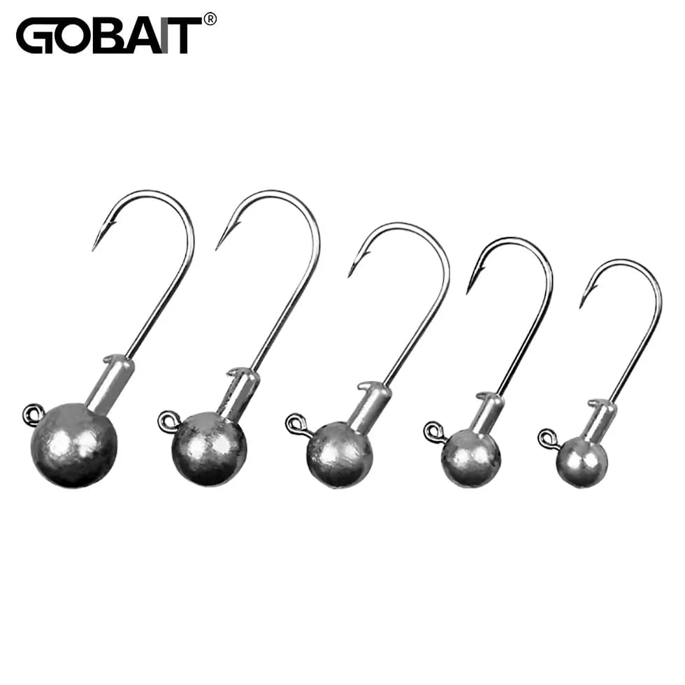 Têtes Plombées Jig Head 1g à 28g pour Leurres Souples et Slow Jigging Bar et Carnassiers