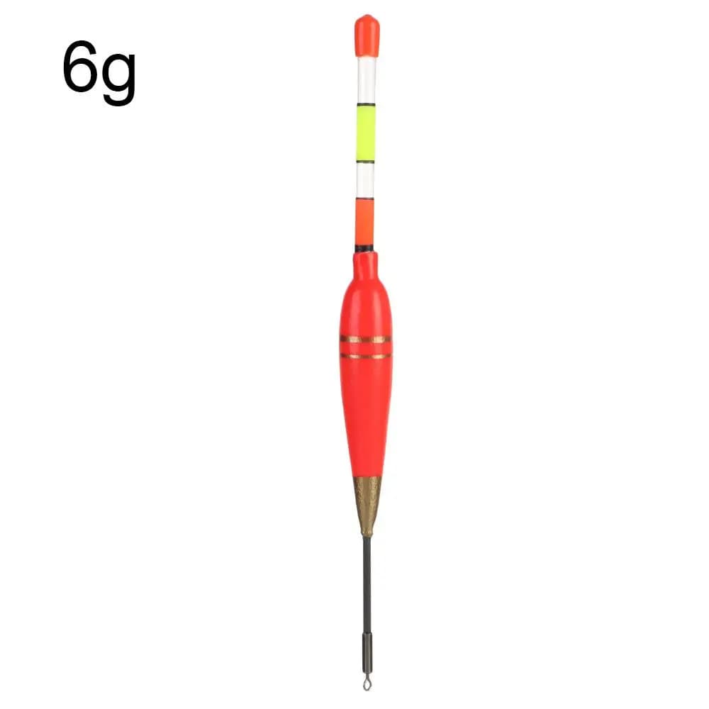Flotteur de pêche lumineux EVA longue durée pour nuit, 6g à 30g, bouchon vertical lumineux pour