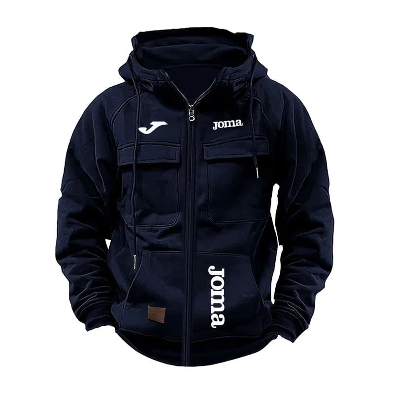 Veste pêche polaire homme Joma - Vêtement chaud avec multiples poches pour pêche hivernale