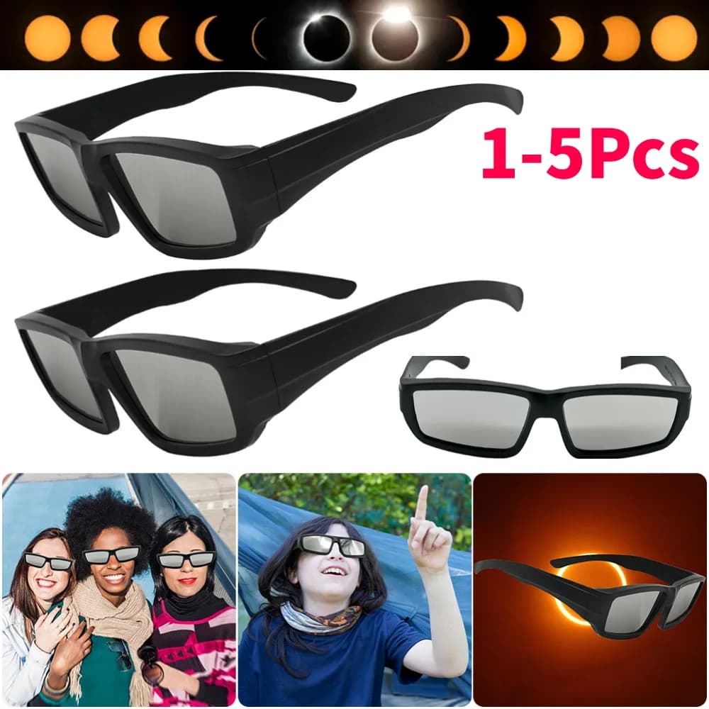 Lunettes éclipse solaire pêche - Certifiées ISO - Protection yeux vision directe soleil
