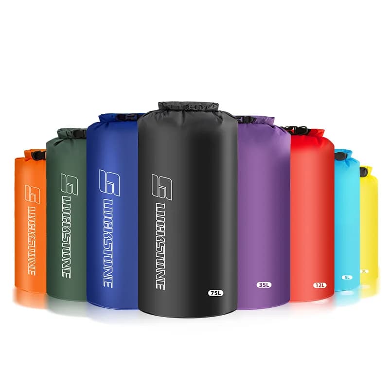 Sac étanche 3L à 75L ultra-léger pour rafting kayak natation rangement vêtements sports nautiques