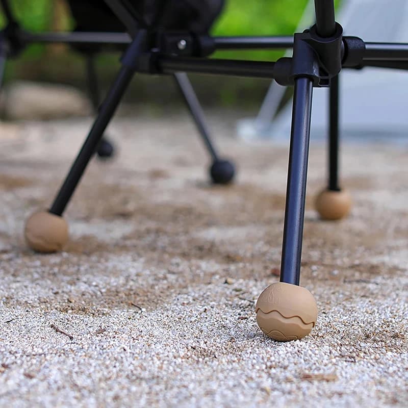 Protège-pieds anti-enfoncement pour chaise camping - Accessoire universel pour pêche sur terrain meuble