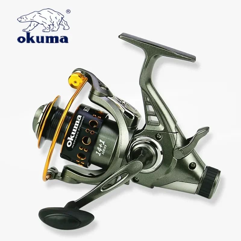 Moulinet pêche OKUMA frein double release avant arrière 12kg drag pêche mer 4.9:1 haute vitesse 3000 6000
