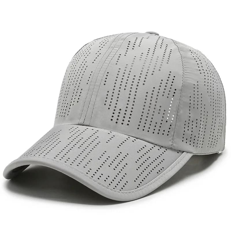 Casquette sport pêche color block - Homme rapide séchage résistance eau camping randonnée