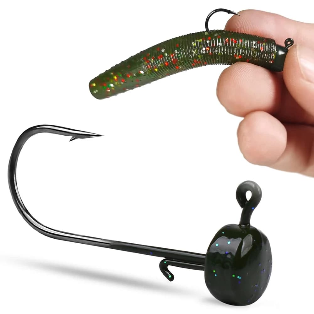 Hameçons Ned Rig GOBAIT 2.8g à 7g tête champignon pour pêche finesse du black-bass 5-20 pièces