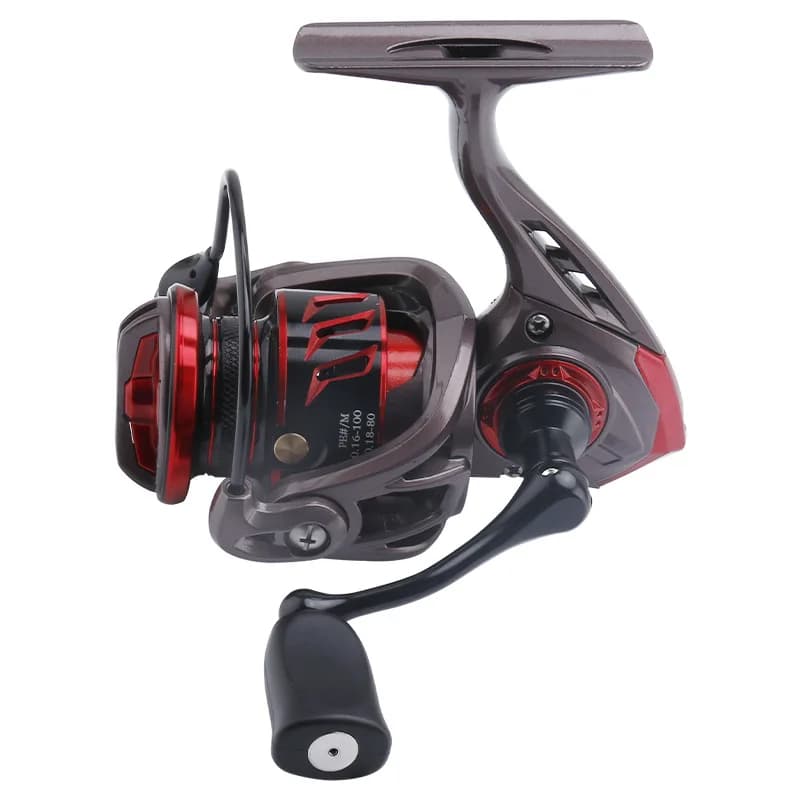Moulinet spinning innovant résistant à l'eau DEUKIO 4.5kg drag - ratio 5.2:1 pour pêche eau douce