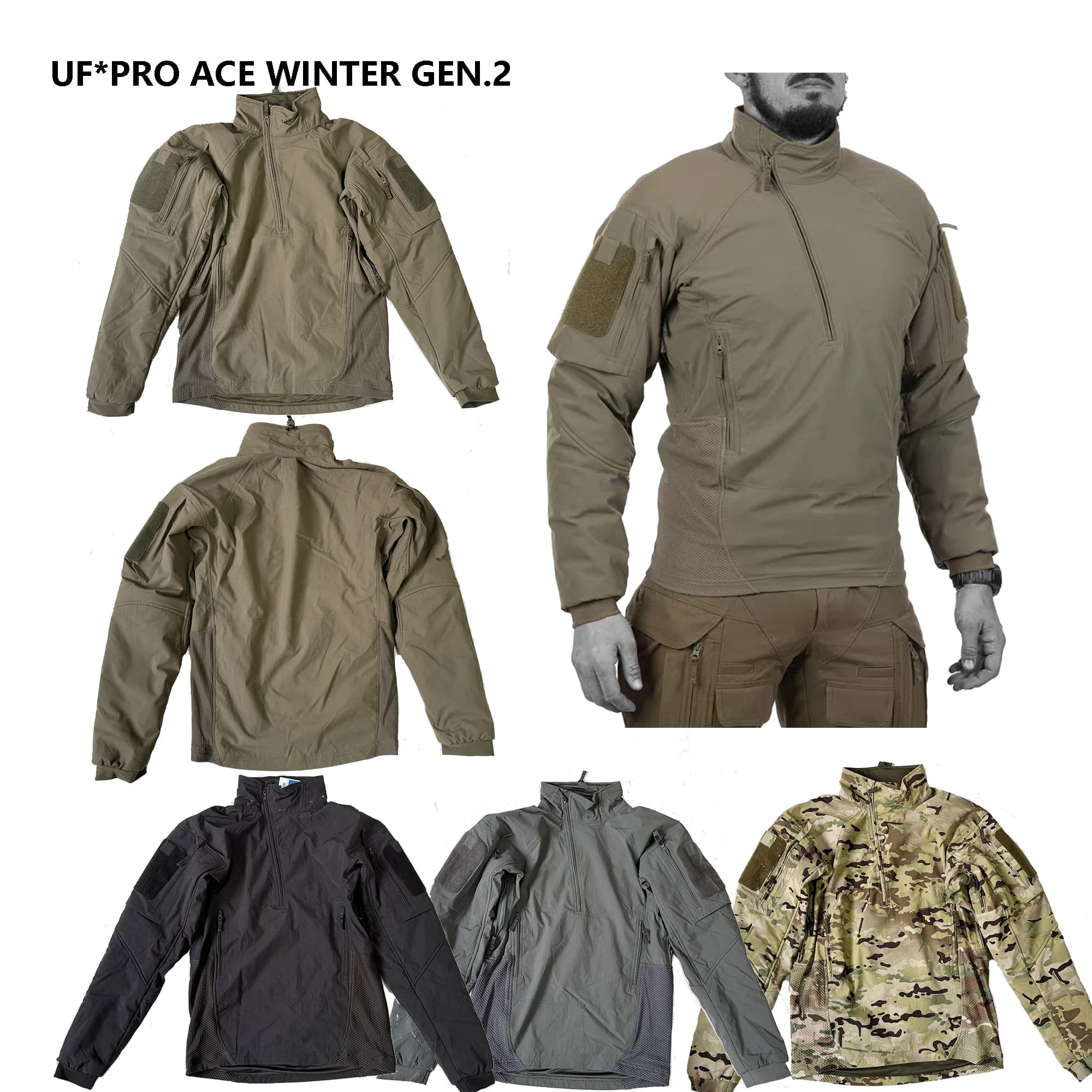 Veste de pêche softshell tactique ACE WINTER GEN.2 - Seconde génération pour pêche hivernale
