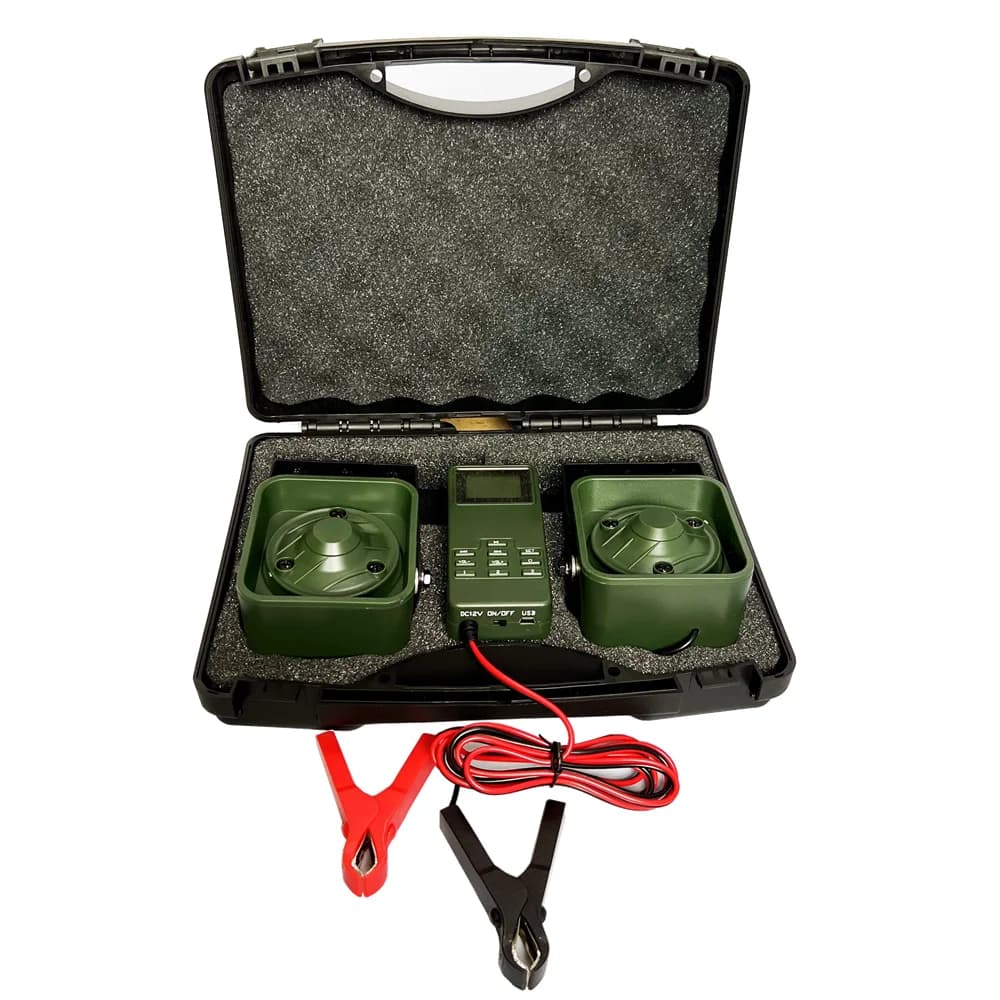 Leurre de chasse extérieur avec lecteur MP3 intégré pour sons multiples de canards
