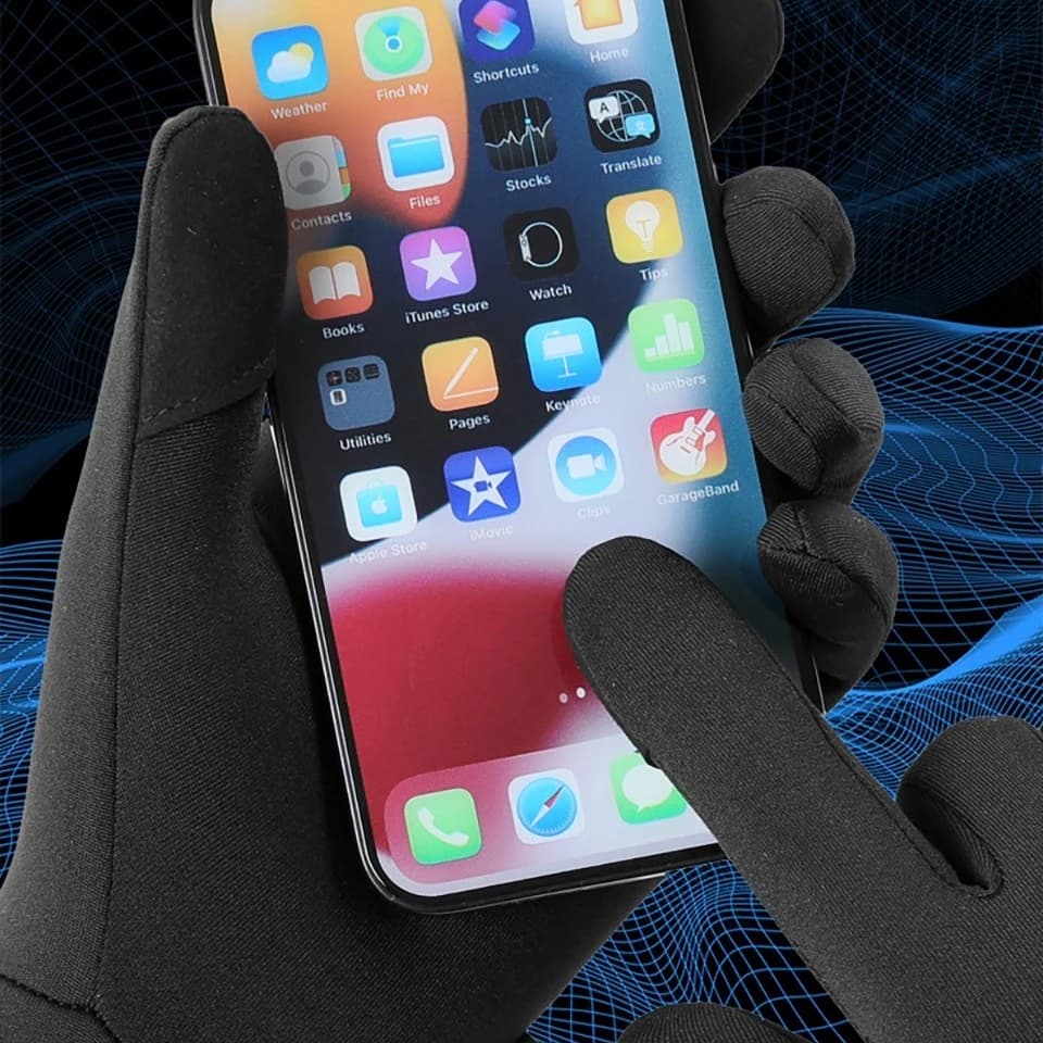 Gants vélo hiver GTUBIKE étanches - Touchscreen plein doigt pour ski, pêche et cyclisme extérieur