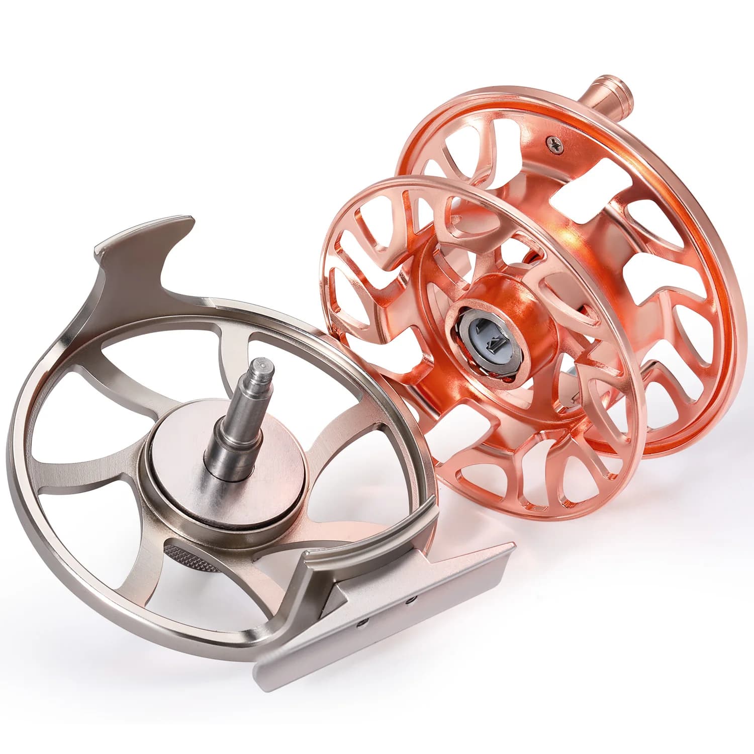 Moulinet pêche à la mouche Sougayilang CNC 5/6 frein 11kg pour truite ombre saumon