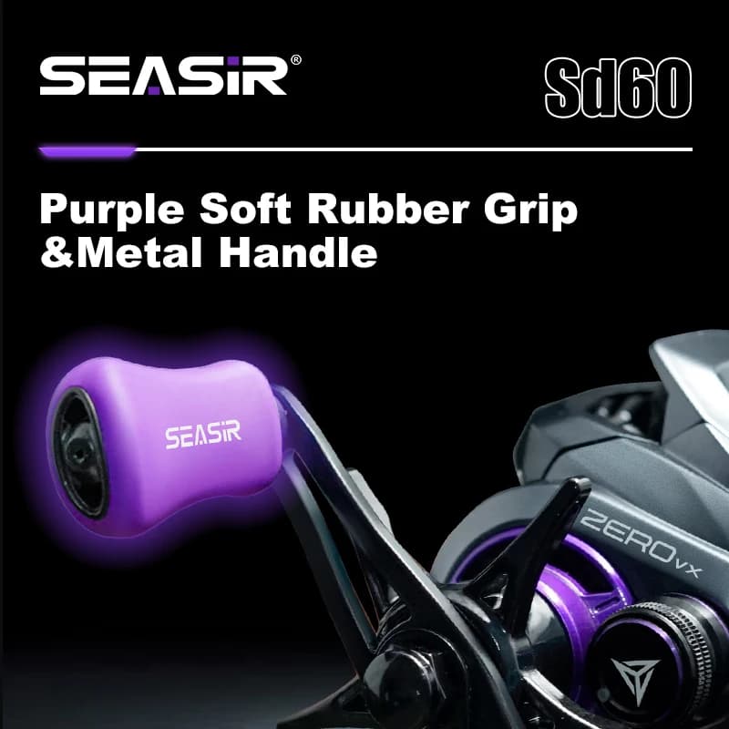 Moulinet Baitcasting Ultralight Seasir ZERO-VX 133g - Rapport 7.6:1 - Pêche en Eau Douce et Salée