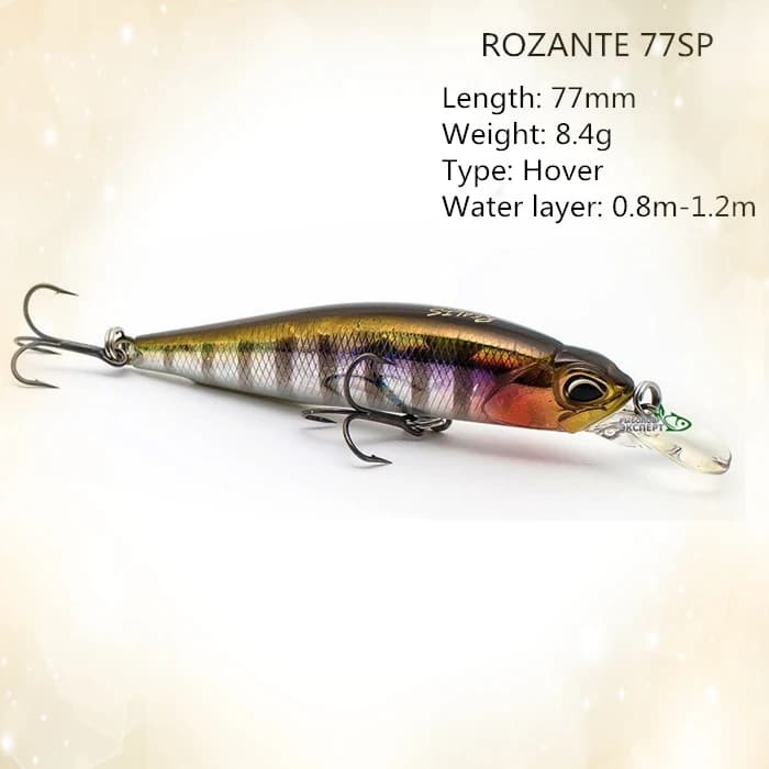 Leurre dur minnow 77mm/63mm 2025 - Jerkbait coulant pour pêche au leurre - Appât wobbleur