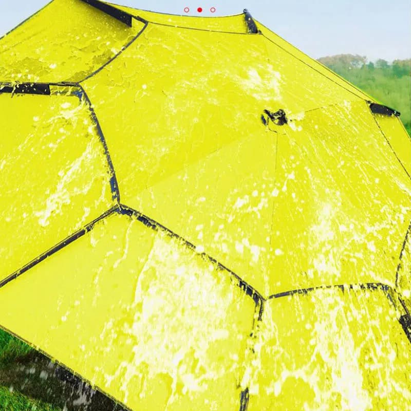 Grand parapluie pêche 2.6m universel imperméable anti-UV anti-vent avec auvent réglable