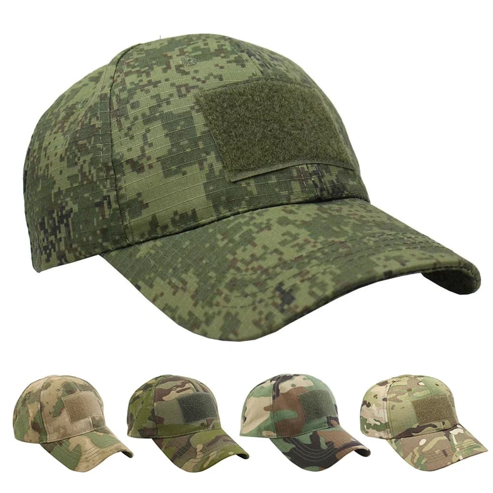 Casquette camouflage pêche tactique unisexe - Protection solaire outdoor randonnée chasse été
