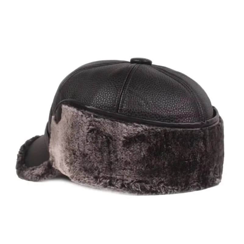 Casquette hiver pêche avec oreillettes intégrées pliable pour pêche par grand froid